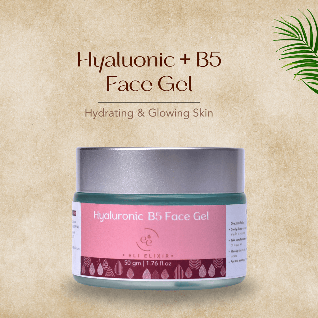 Hyaluronic + B5 Face Gel for Hydration and Glow ELI ELIXIR