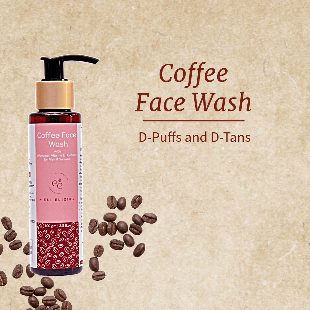 Coffee Gel Face Wash, Deep Cleansing, Antioxidant Rich, Exfoliating, 100g ELI ELIXIR